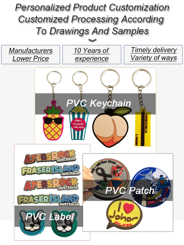 Custom Soft PVC Keychains/Rubber Keyholder for Promotion Gift